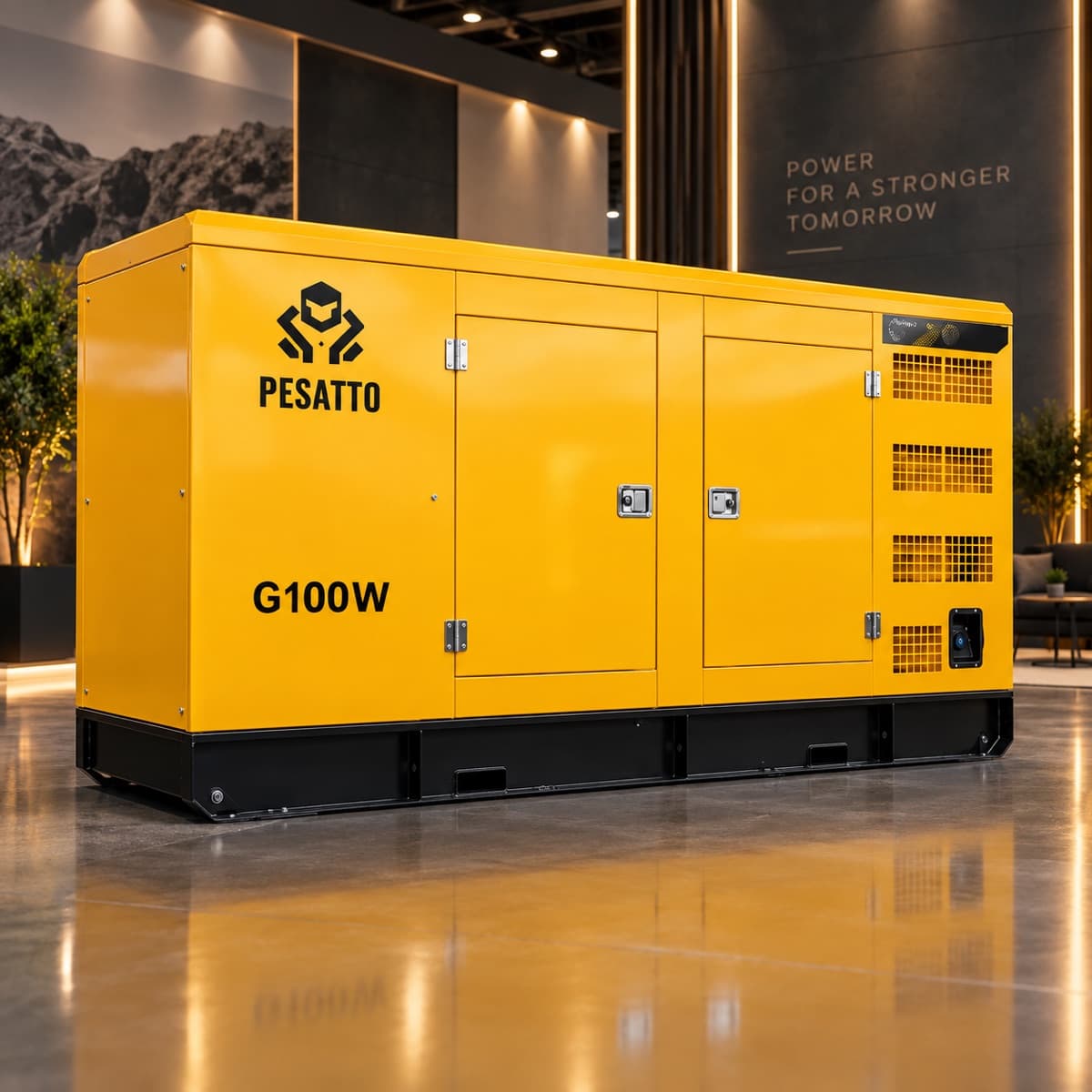 Planta de luz de 100 kW, imagen de referencia