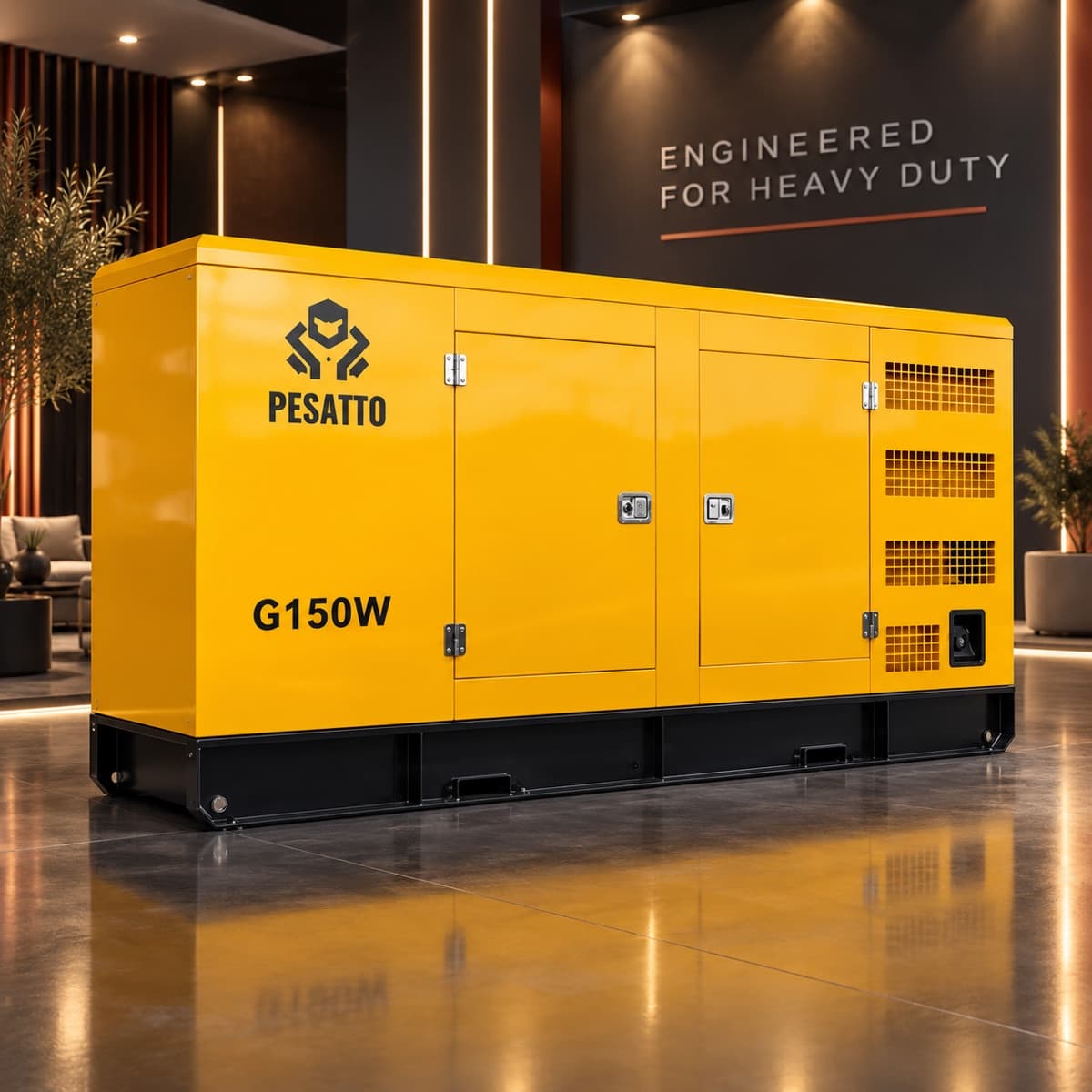 Planta de luz de 150 kW, imagen de referencia