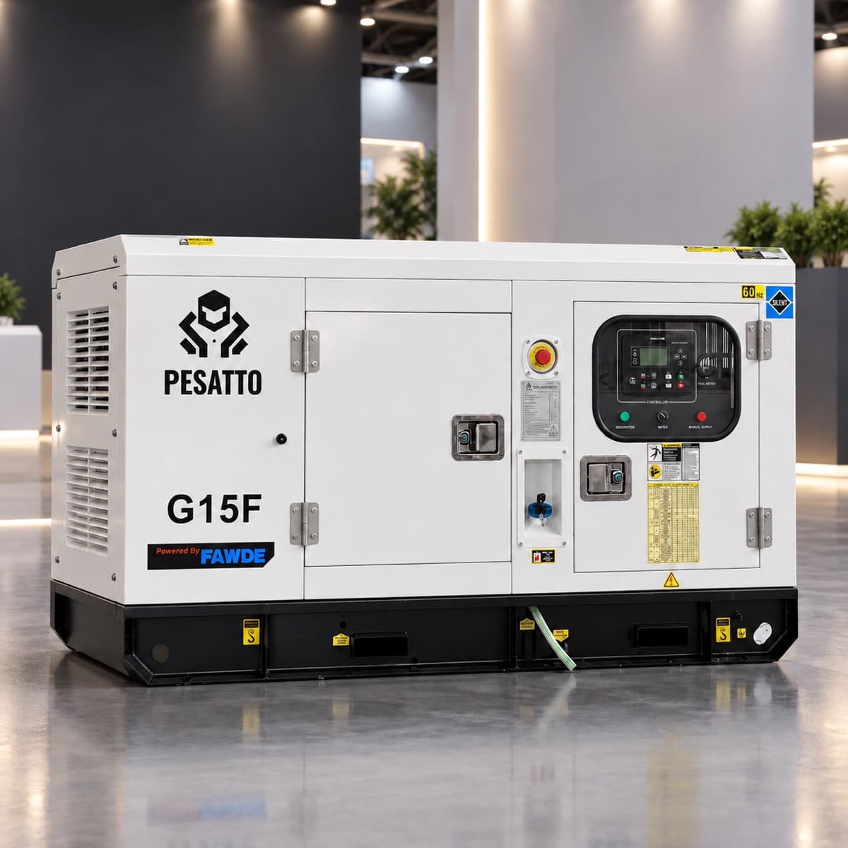 Planta de luz de 15 kW, imagen de referencia