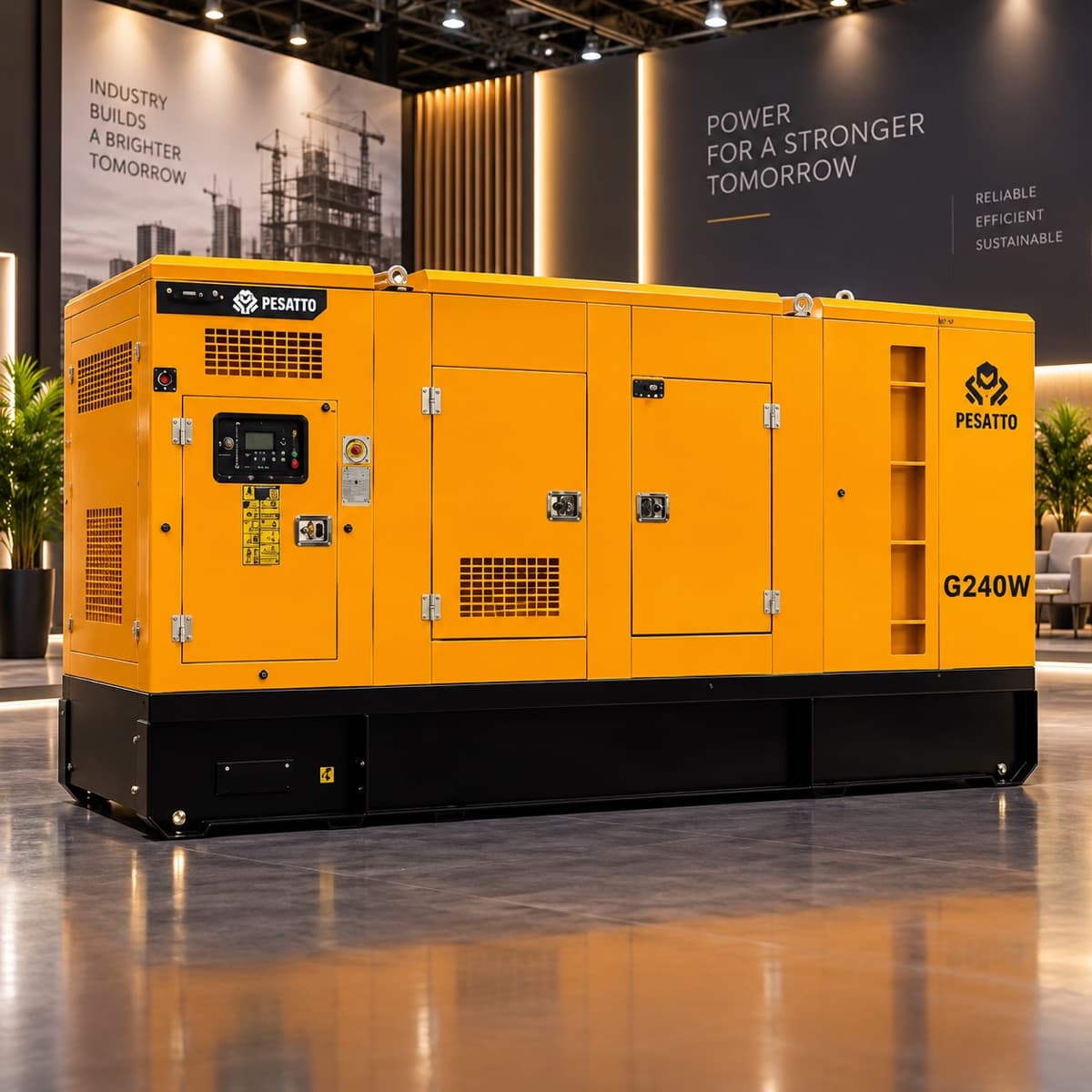 Planta de luz de 240 kW, imagen de referencia
