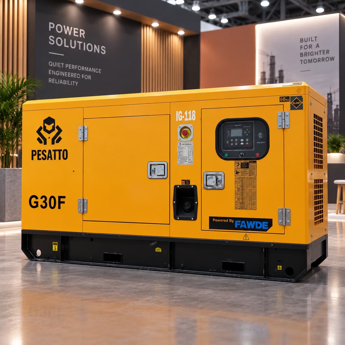Planta de luz de 30 kW, imagen de referencia