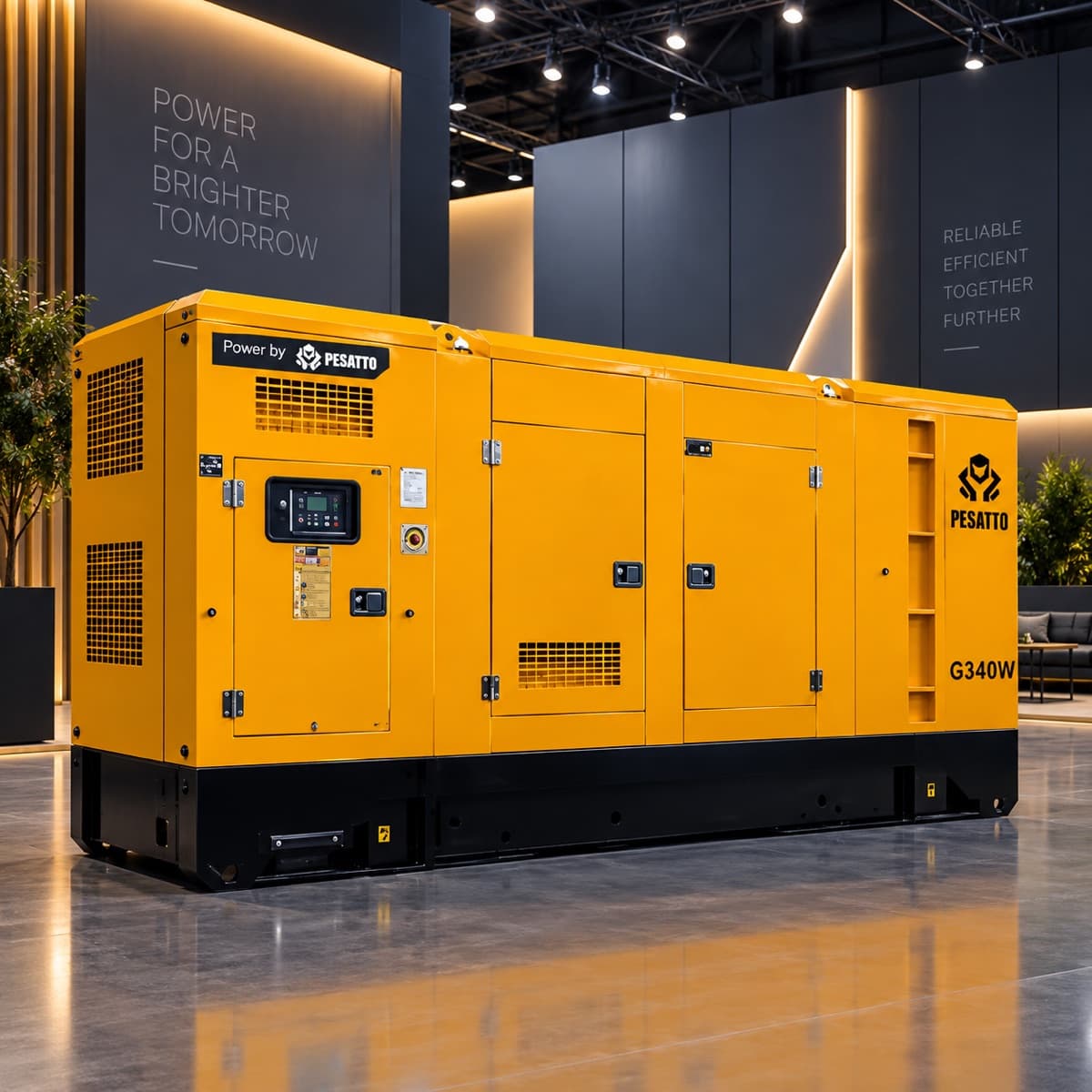 Planta de luz de 340 kW, imagen de referencia
