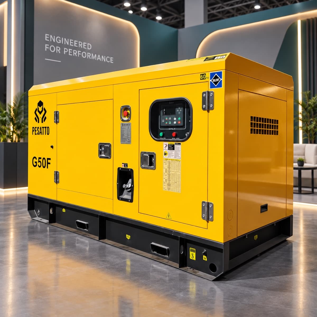 Planta de luz de 50 kW, imagen de referencia