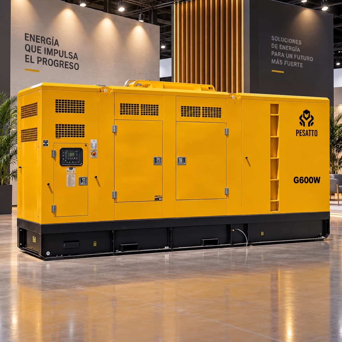 Planta de luz de 600 kW, imagen de referencia